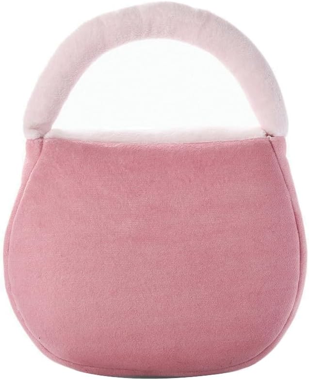HugSmart Pet Woof Love Handbag Dog Toy, 9.4-Inch, Plush, Pink