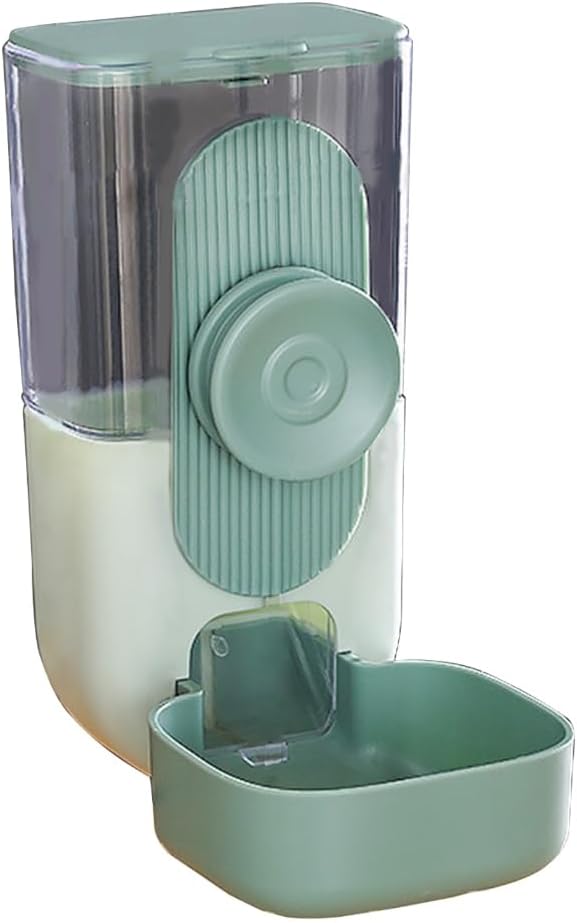 Automatic Waterer 29oz Food Feeder 27oz Water Dispenser Auto Feeders Feeding for Small & Large Cats Dogs