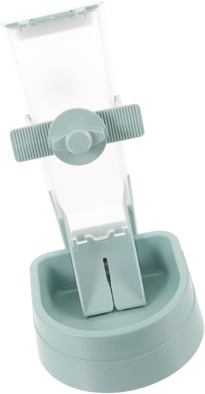 Automatic Pet Feeder Hanging Dog Food Dispenser Removable Tray for Easy Cleaning Deepened Bowl Design to Prevent Overflow for Puppies and Dogs