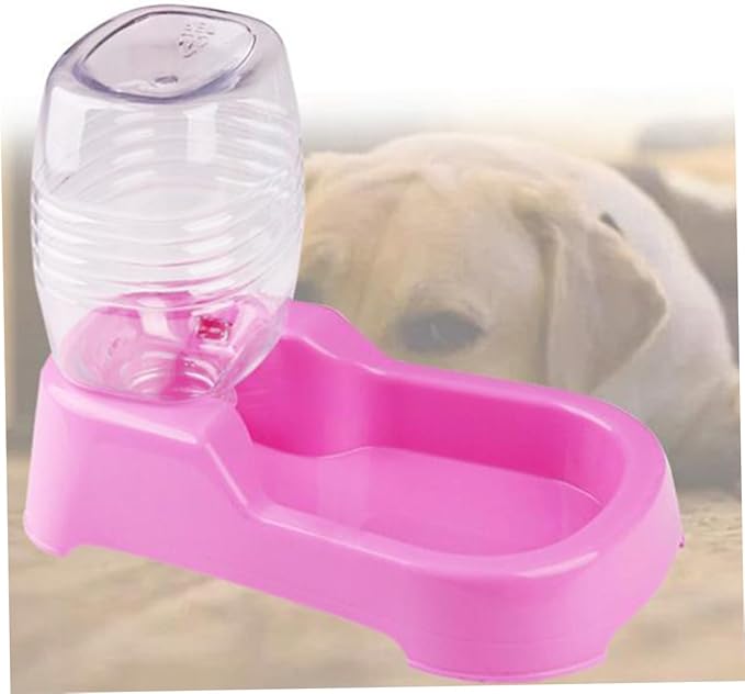 Angoily 2pcs Pet Drinking Bowl for Dogs and Puppies Creative Water Feeder Unique Design Smooth Safe Materials for Home and Pet Shops
