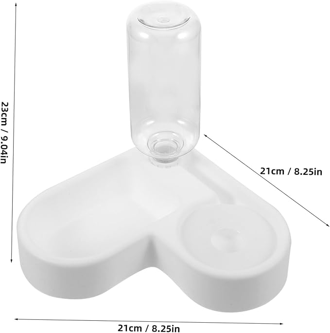 Multi-Function Cat Feeder Elevated Pet Food Bowl Automatic Water Container Cat Dog Food Holder Pet Supply
