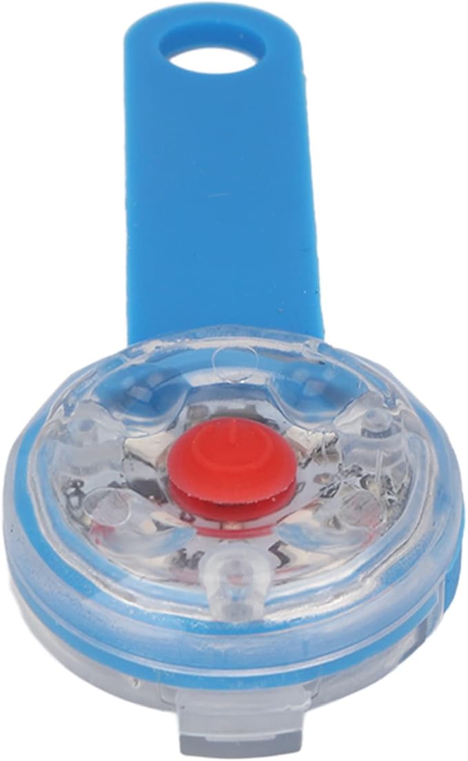 LED Dog Light Pendant USB Rechargeable Safe Collar Light for Pet Bag Bike (Blue)