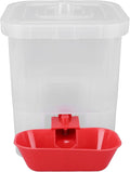 Automatic Dog Water Feeder,Cat Water Dispenser for Poultry,Continuous Auto Fill Cup,Dog Cat Watering Fountain with Circulation System, Portable and Durable, Easy to for