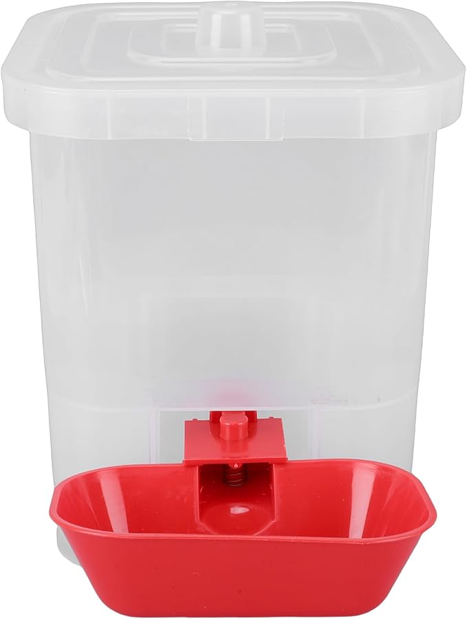 Zerodis Pet Water Dispenser Automatic Feeders Cat Water Feeder Large Capacity Freestanding Dog Drinking Container with Cover for Small Medium Pet Dog 7.09x7.09x8.27in Dispenser