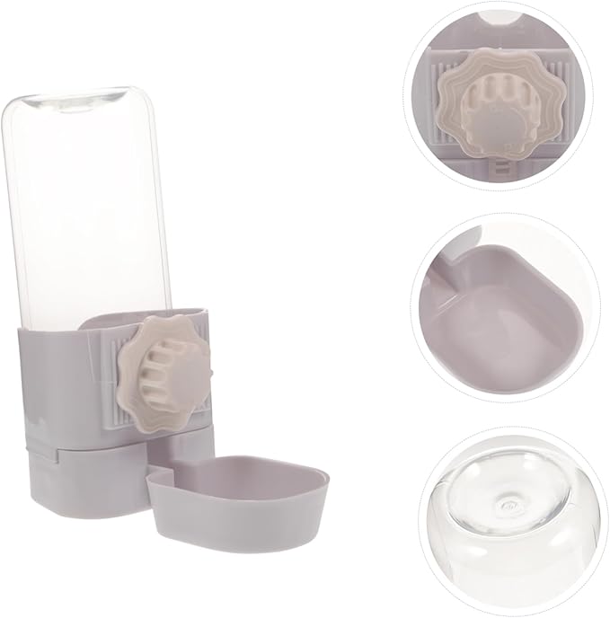 3pcs Portable Dog Water Bottle Cat Dog Water Dispenser Pet Cage Dispenser Hanging Pet Bottle
