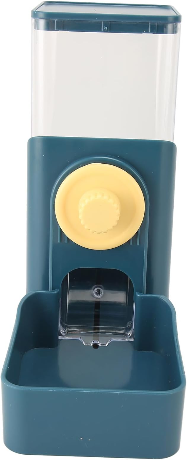Pet Auto Gravity Feeder, Automatic Large Capacity Leakproof Pet Feeder Station for Small Medium Large Pets Dog Puppy Kitten (Dark Blue)