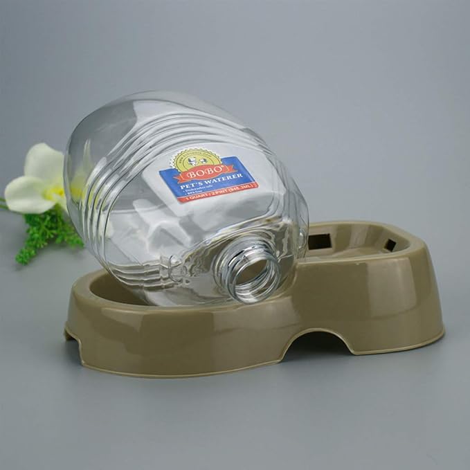 Pet Water Fountain Automatic Waterer Dish Bowl Feeder Dispenser for Dog Water Bowl