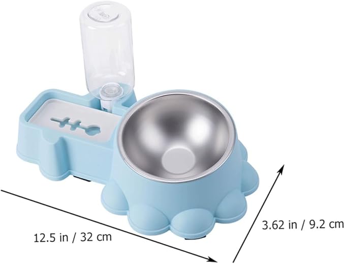 SUPVOX 1set Adorable Multi-Function Feeding Bowl Automatic Water Dispenser for Dogs and Easy to Convenient Pet Feeder