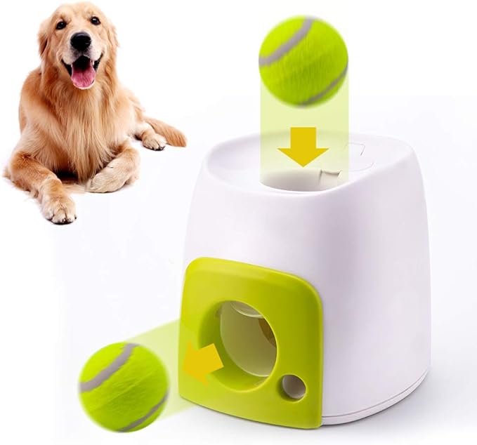 Zerone Interactive Dog Toy, Automatic Pet Treat Dispenser for Cats & Dogs - Smart Feeder with Ball Rolling Function, Training
