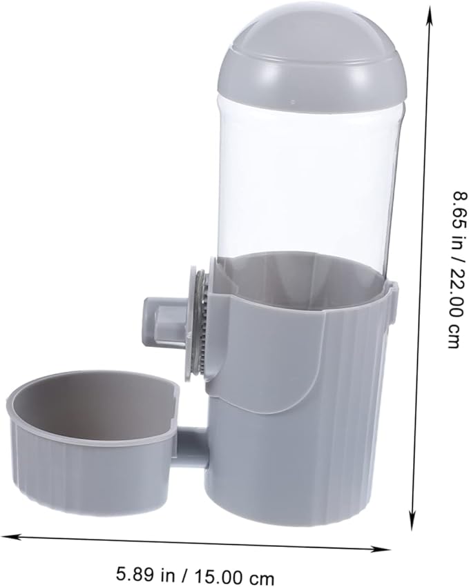 UPKOCH Hanging Pet Water Feeder for Cats and Dogs Automatic Water Dispenser Space-Saving Design for Cages and Homes for Pets