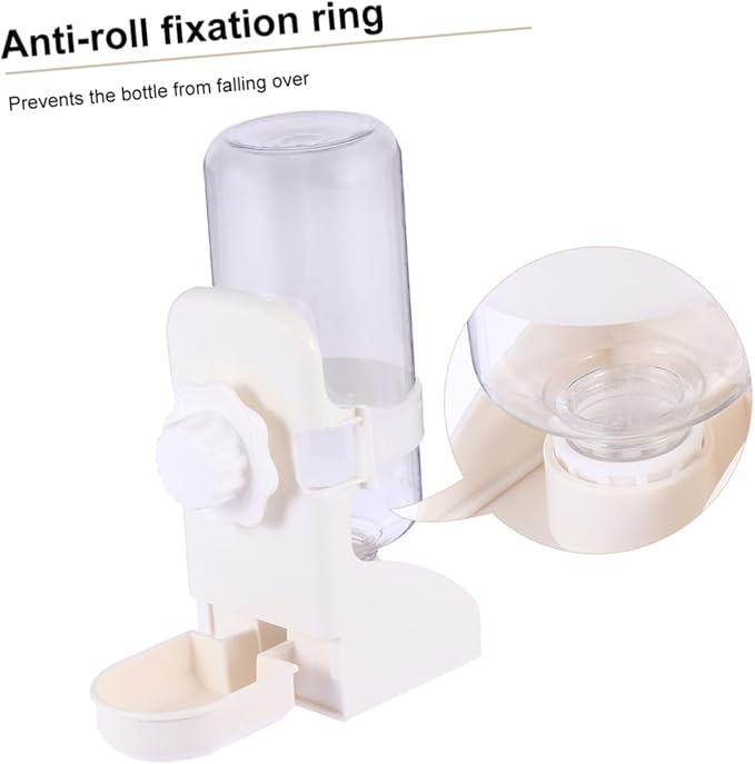 Pet Water Feeder for Cat Dog Automatic Drinking Kettle Gravity Waterer Safe Leak Easy to Use
