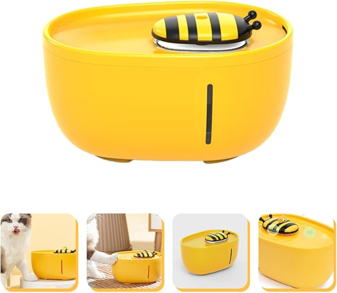 balacoo Automatic Pet Water Dispenser Compact Cat Water Feeder Stable Base for Dogs and Cats Easy to Store for Indoor Use