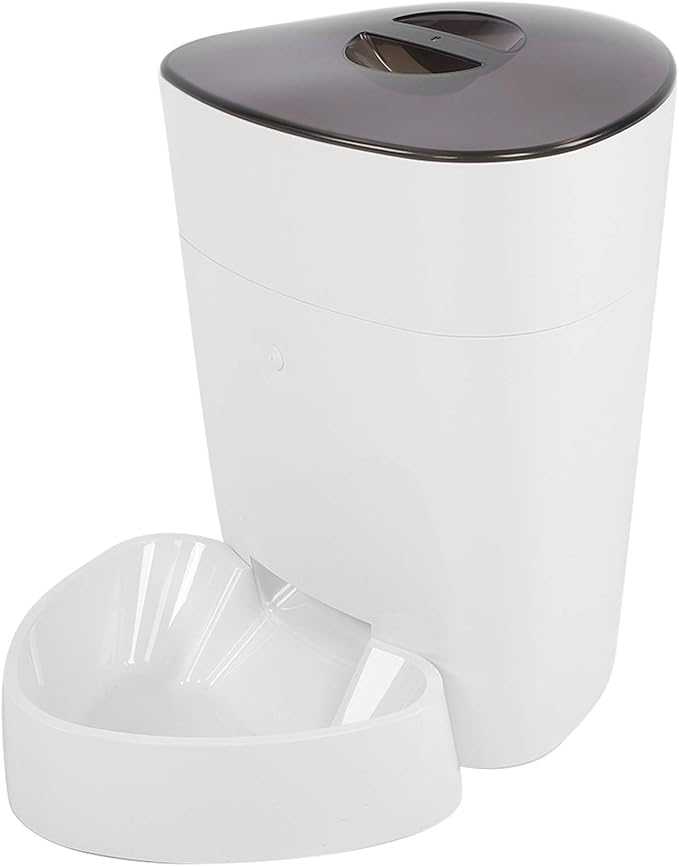 Automatic Feeder for Dogs and Cats, No Battery Needed, Intelligent Timing Feeding System with Scientific Diet Plan, USB Powered or D Battery Operated, Large Capacity