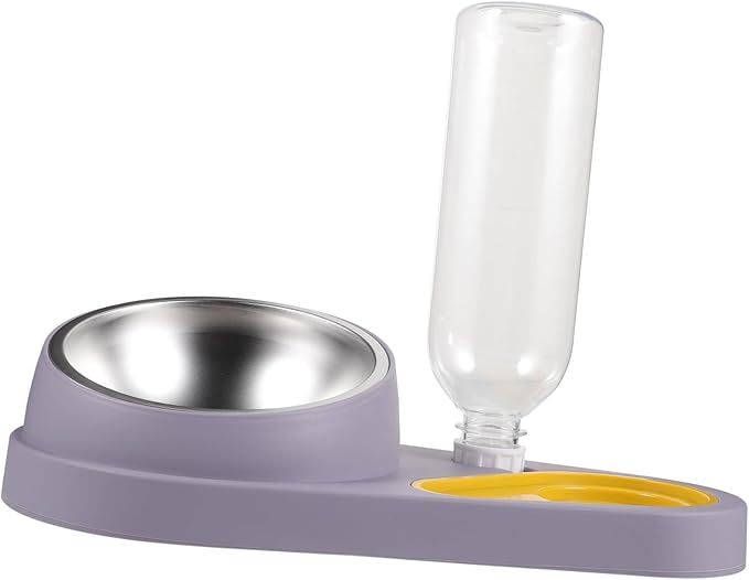 Automatic Pet Feeder and Water Dispenser Lightweight Dog Food Bowl Smooth Compact Design for Cats and Dogs Space-Saving Pet Supplies