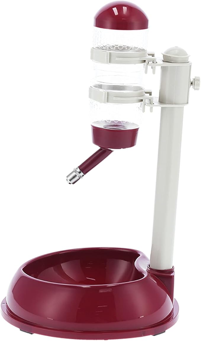 Pet Lift Drinking Fountain Food Automatic Feeding Dog Water Dispenser Cats Dogs Portable Safe Colorful Bowl