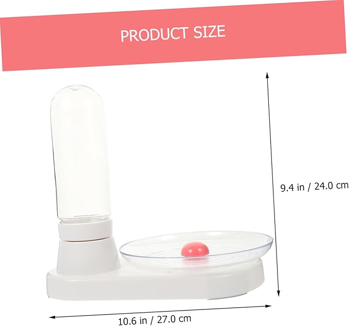 VICASKY Creative Pet Water Feeder Automatic Water Dispenser for Dogs Cats Stable Base for Home Use for Busy Pet Owners