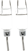 VANZACK 2 Pcs Hanging Automatic Pet Water Dispenser Capacity Water Feeder for Cats Dogs Leakproof Easy to Install Pet Drinking Fountain Supplies