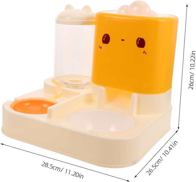 MERRYHAPY Automatic Water Dispenser Pet Feeder Double Bowls for Cats Dogs Easy Clean Material Kitten Dog Food Bowl