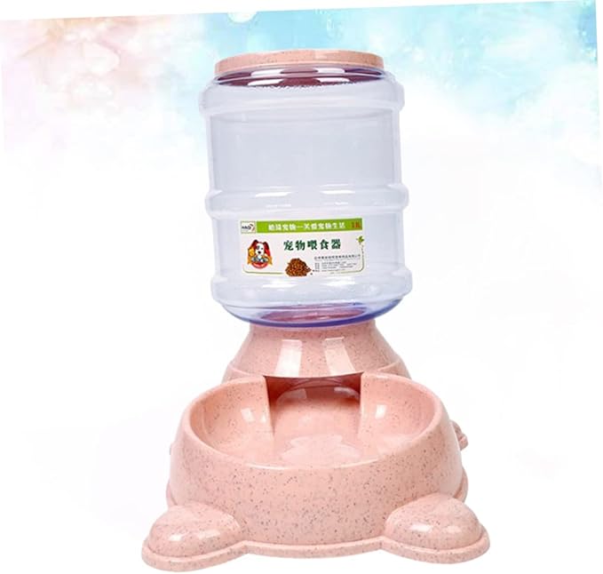 Housoutil 1pc Automatic Pet Food Dispenser Refillable Dog Feeder Container Non-Skid Base Adorable for Easy Feeding Shop