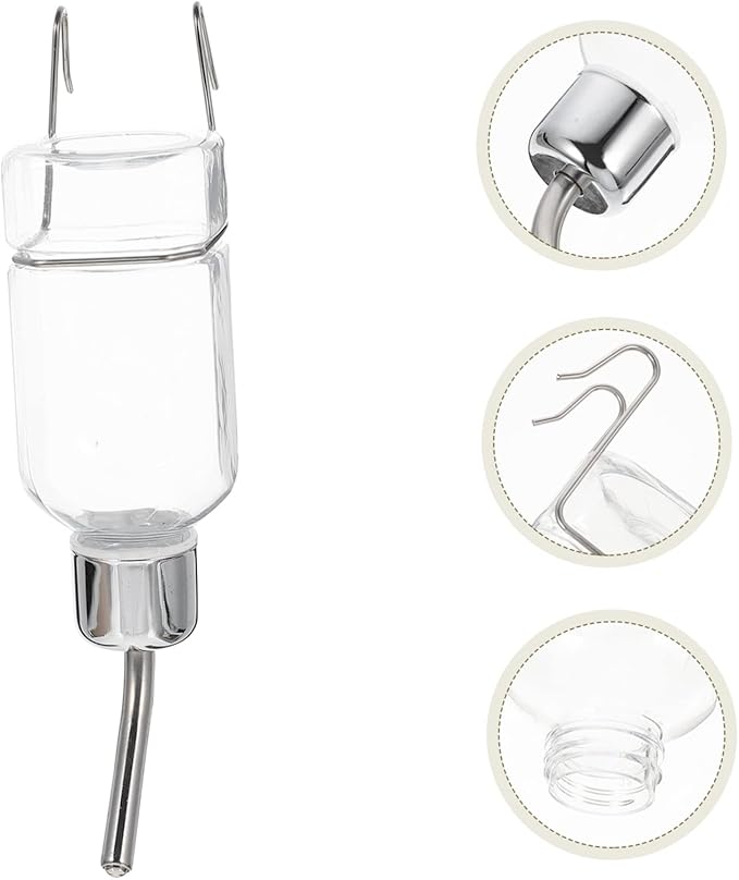 MERRYHAPY Automatic PET Water Feeder Leak-Proof Design Hanging Dog Water Bottle for Dogs and Rabbits for Travel and Outdoor Use