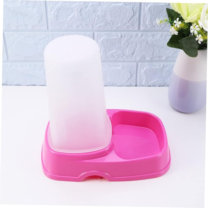 2pcs Cat Auto Feeder Automatic Dog Feeder Pet Automatic Safe Plastic Removable Bottle Ideal for Single or Multiple Pets