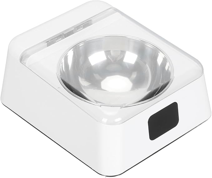 Intelligent Automatic Cat Feeder with Infrared Sensor, Removable Bowl and Tery Powered Opening Lid for Dogs - Keep Your Pets Fed Automatically