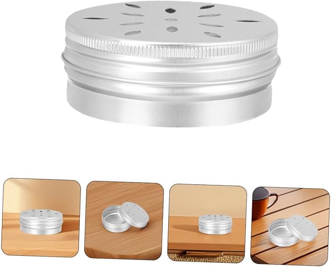 POPETPOP 6pcs Aluminum Dog Scent Training Tins Durable Identification Boxes for Scent Work Nose Work and Detection Tasks for Working Breeds