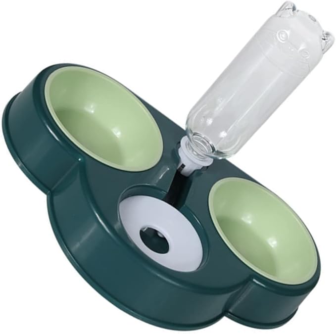 BESPORTBLE Multi-Function Pet Feeder Water Dispenser Automatic Food Bowl for Cats Dogs Convenient Design Easy to Use for Busy Pet Owners Combined Food Water