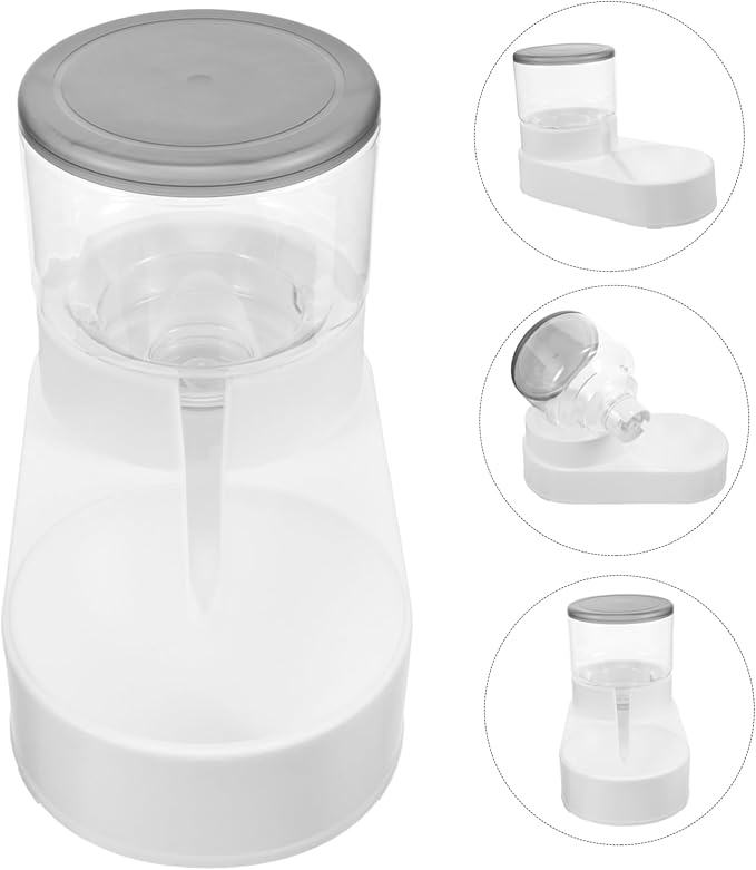 Pet Feeder Automatic Water Dispenser Cats Dogs Bowl Gravity Feed Durable Plastic Home Use