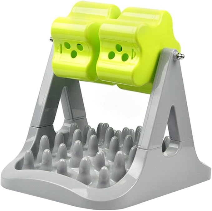 BESPORTBLE 1piece Dog Food Bowl Stand Automatic Dog Treat Dispenser for Raised Bowl