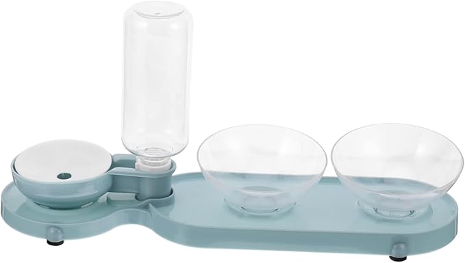 Automatic Cat Water Dispenser Raised Pet Feeder Bowl Tilt Bowls Pet Supply