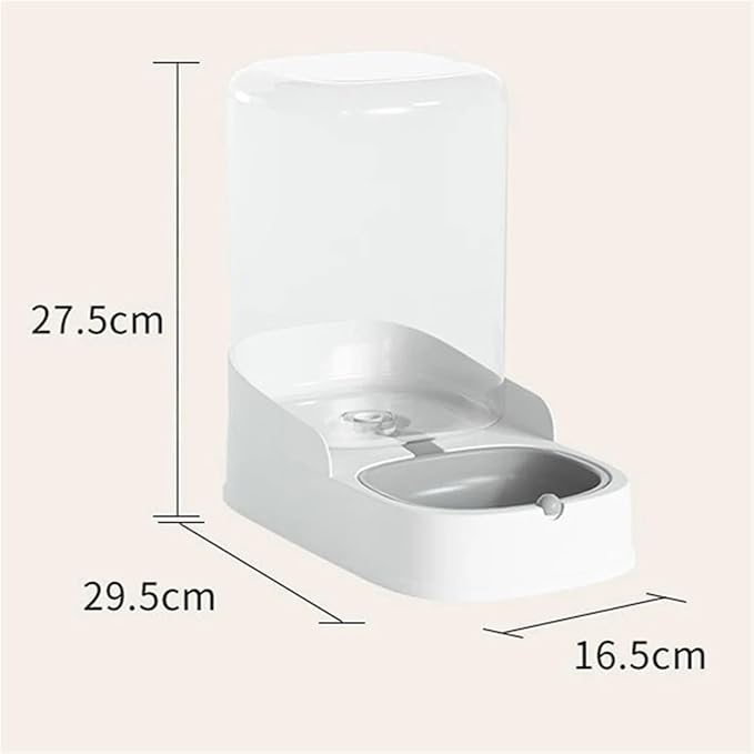 Large Capacity Automatic Pet Food & Water Dispenser, 2-in-1 Feeder & Drinker Bowl for Cats & Dogs Pet Supplies(Blue Feeder)