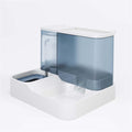 Dog Water Bottles Automatic Pet Water Dispenser Feeding Bowl Dog Drinking Cat Food Container(Blue)