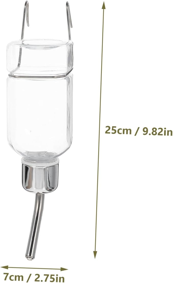Automatic Water Dispenser Hanging Dog Water Bottle for Hydration Cat Water Feeder Design for and Cats to Keep Dry