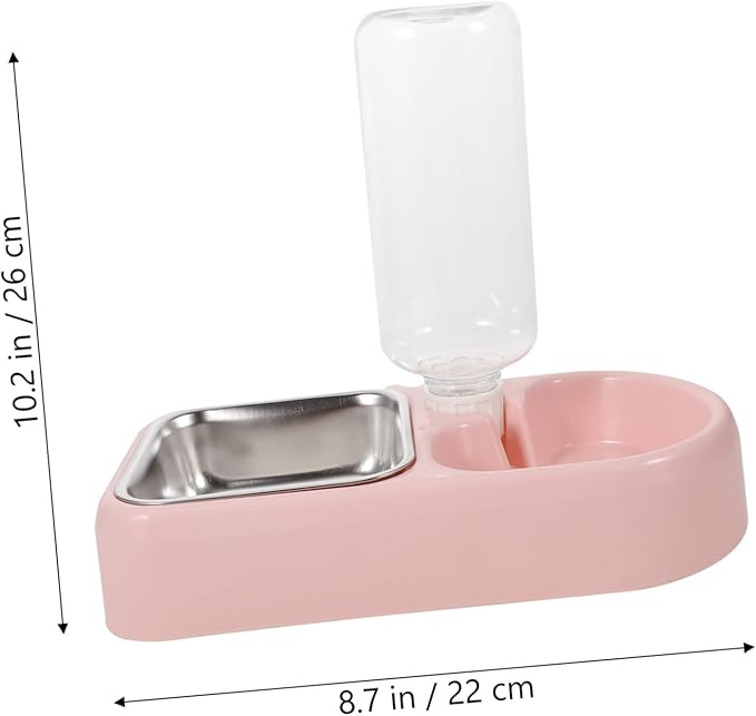 BESPORTBLE Pet Supplies Automatic Pet Water Dispenser for Cats Dogs Sturdy Double Bowl Design
