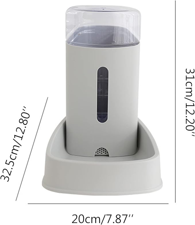 Elegant Automatic Waterer Food Feeder Water Dispenser Auto Feeder Fed for Small Medium and Large Cats Dogs