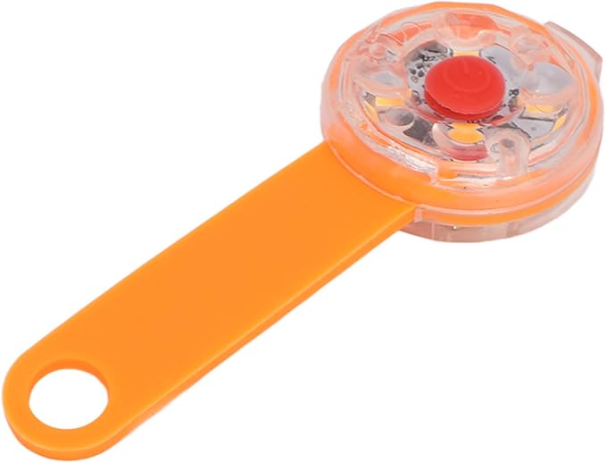 LED Dog Light Pendant, 3 Light Modes USB Rechargeable Large Capacity Battery for Pet Collar, Bag, Bike (Orange)