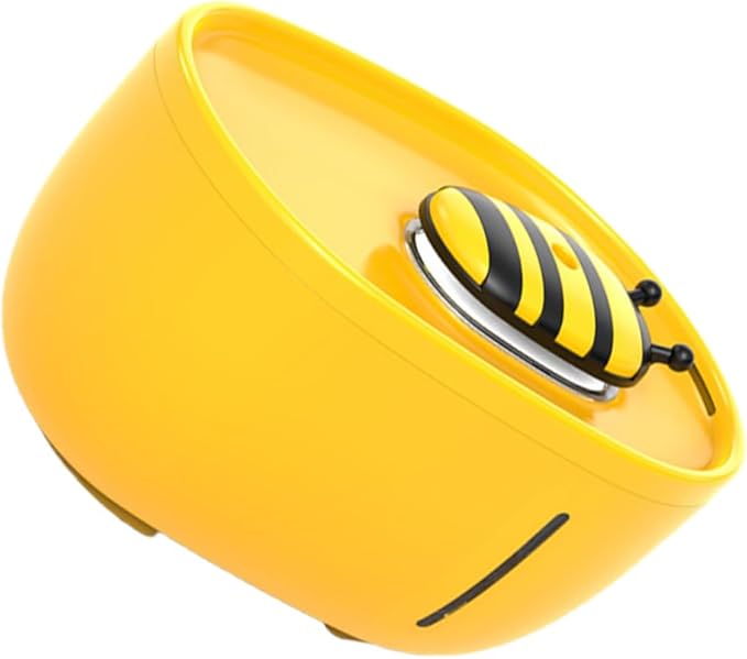 BESPORTBLE Automatic Pet Water Dispenser Cycle Filtration for Cats and Dogs Compact and Portable Design for Easy Use for Busy Pet Owners Honey Bee Water Feeder