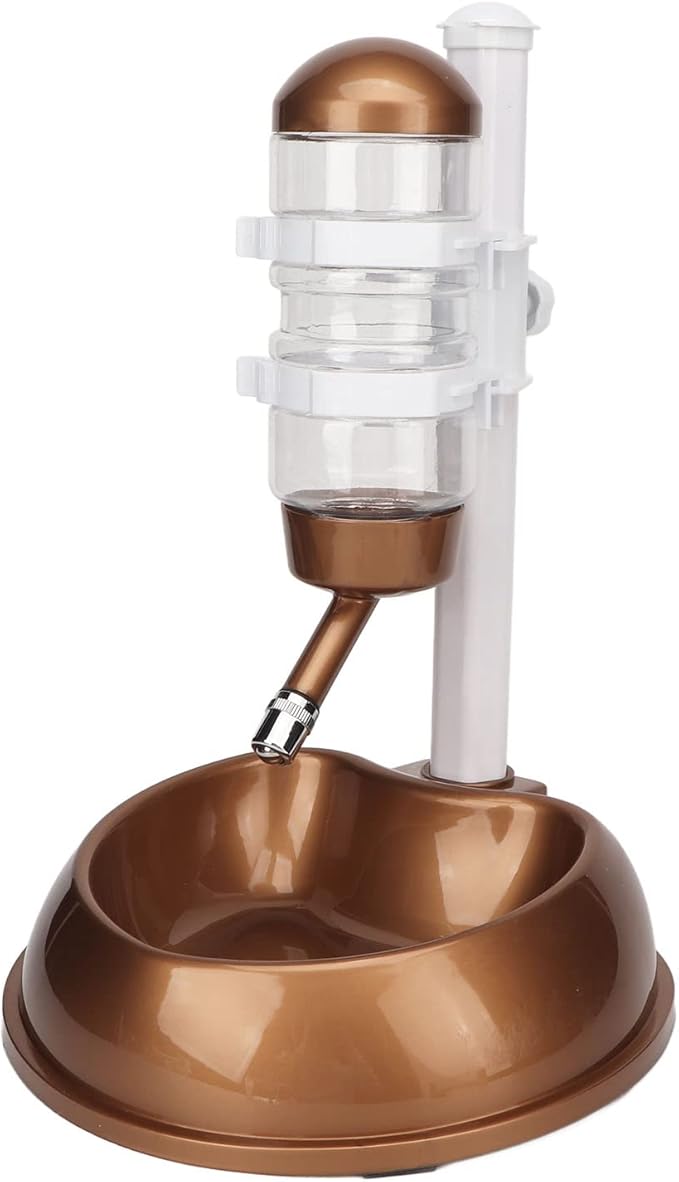 Dog Supplies, Bowl Multifunctional Automatic No Drip Water Bowl Pet Standing Water Dispenser Height Adjustable Multifunction Dog Automatic Water Food Feeder Pet Standing Water