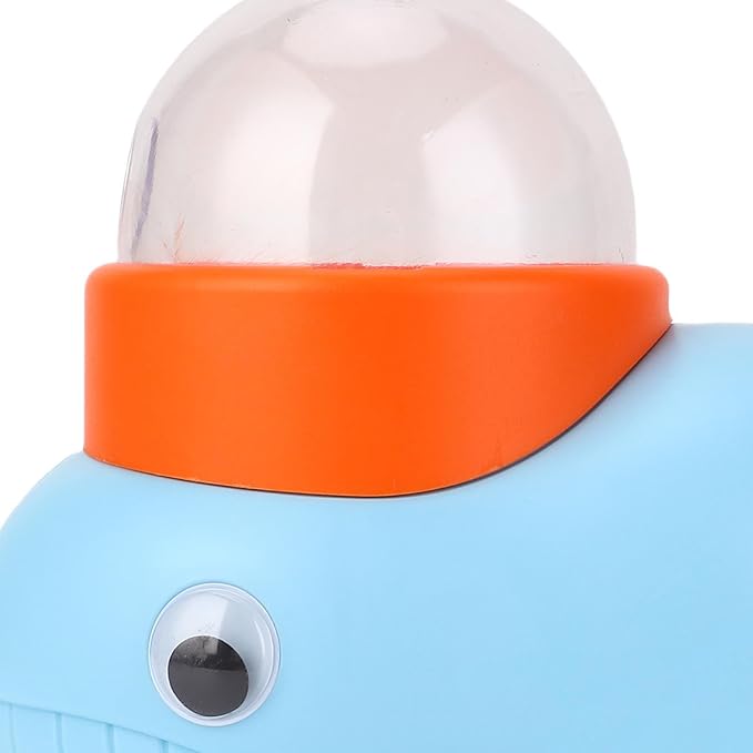 Brrnoo Interactive Feeder Toy for Dogs, Automatic Pet Food Dispenser Puzzle Toy with Training and Bonding Fun Large Capacity 8.46x4.52in (Blue)