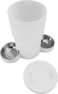 Automatic Pet Feeder, Smart WiFi Remote Control Food Dispenser with Dual Power Supply and Stainless Steel Bowl, for Cats and Dogs