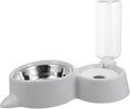 Automatic Pet Feeder Bowl with Water Dispenser Double Dog Bowls for Food and Water Food Grade Portable Lightweight Non Spill Design for Pets