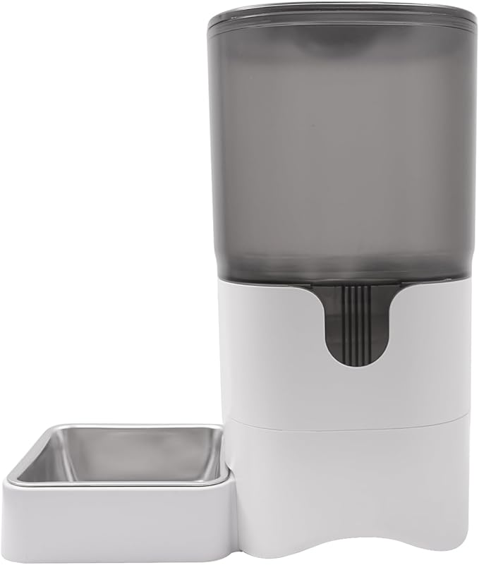 6L Smart Pet Feeder with APP Control - Auto Food Dispenser, Programmable Portions, Up to 15-Day Battery Backup, Compatible with Dogs & Cats, Voice Alerts & Dual Power Supply