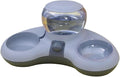 Cat Automatic Drinking Feeding Bowl Anti-overturning Non-Slip for Dogs(Gray)