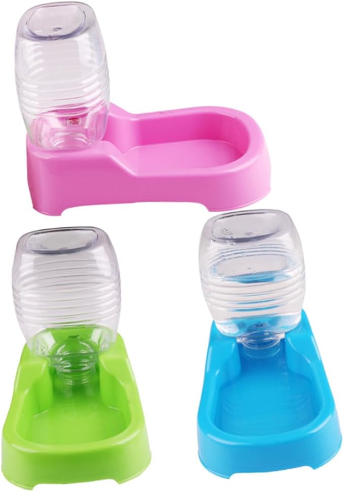 Angoily 2pcs Dog Water Feeder Creative Pet Drinking Bowl for Home Use Safe and Stable for Dogs and Puppies