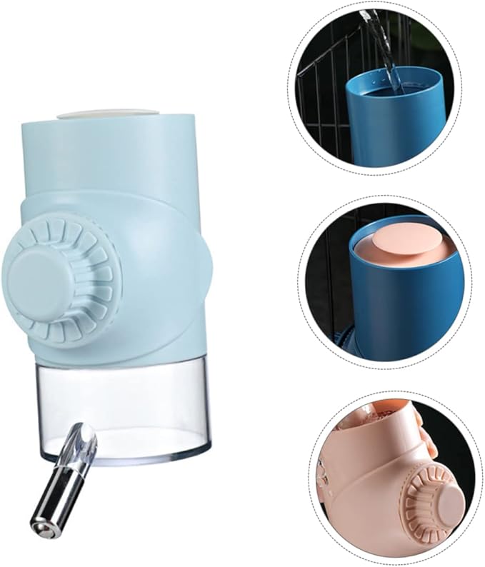 Automatic PET Water Dispenser Hanging Water Bottle Feeder for Dogs and Cats Easy to Install 1.5L Capacity Random Color