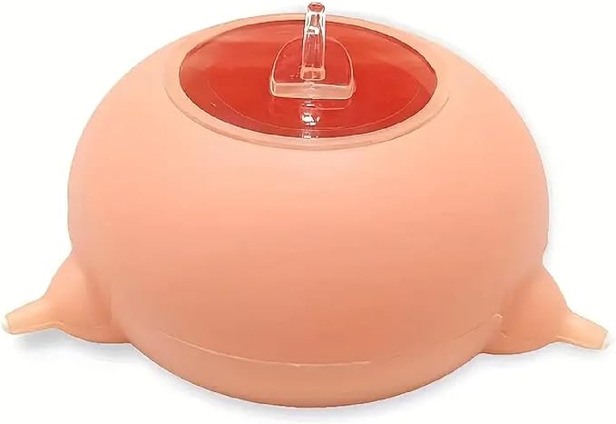 SEDLAV Multifunctional Silicone Pet Fountain - Dog Water Bowl Dispenser & Automatic Cat Feeder - Pet Feeding Breast Pump with Nipple Design for Kitten Milk Replacement