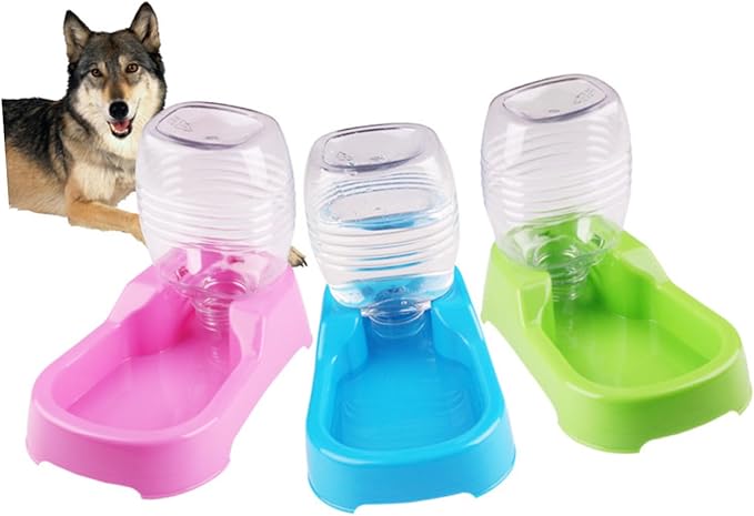 Angoily 2pcs Pet Drinking Bowl for Dogs and Puppies Creative Water Feeder Unique Design Smooth Safe Materials for Home and Pet Shops