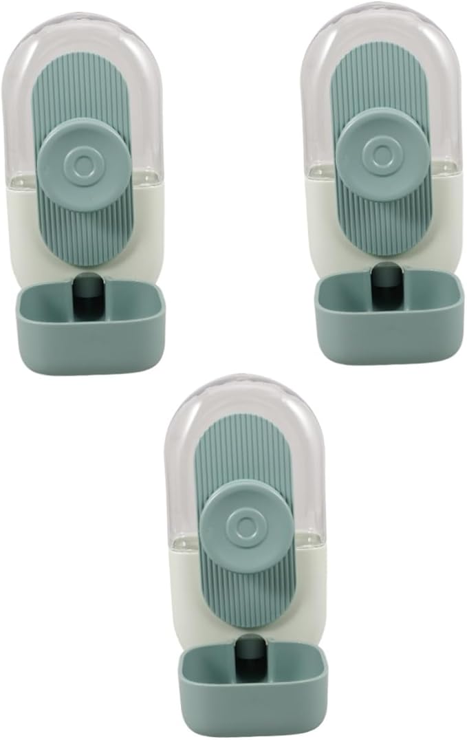 BESPORTBLE 3pcs Automatic Pet Water Dispenser for Dogs Cage Hanging Water Feeder Design Overflow Compact