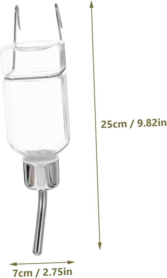 Happyyami Automatic PET Water Feeder Hanging Dog Water Bottle Leak Design 500ml Capacity for Dogs and Rabbits for Travel and Outdoor Use